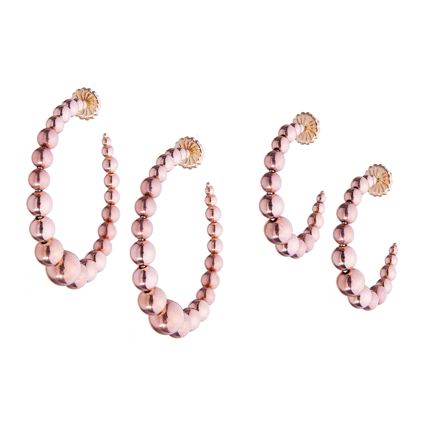 Beaded Hoops